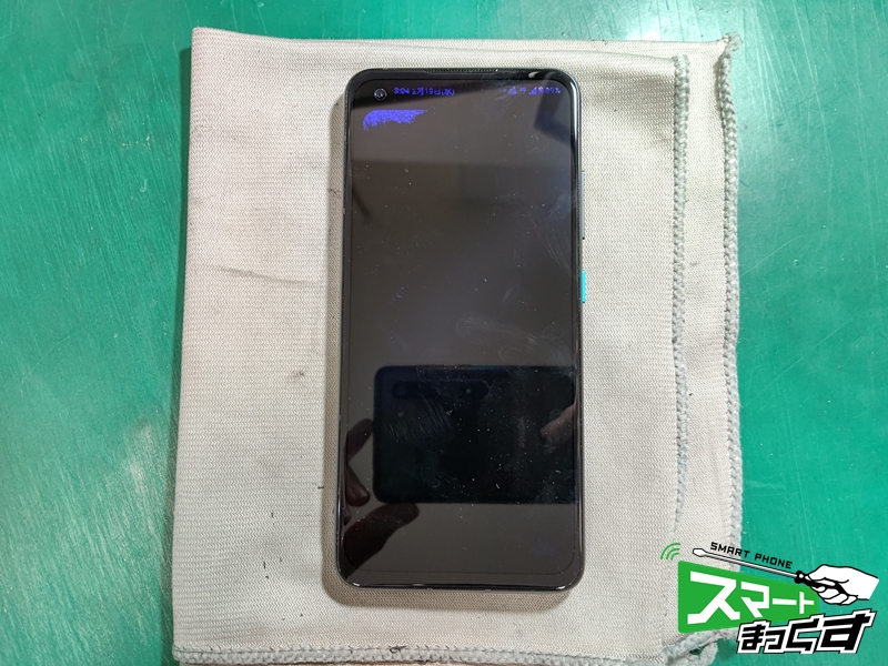 ASUS Zenfone8 画面交換修理(水没) -滋賀- 東京・大阪・滋賀の